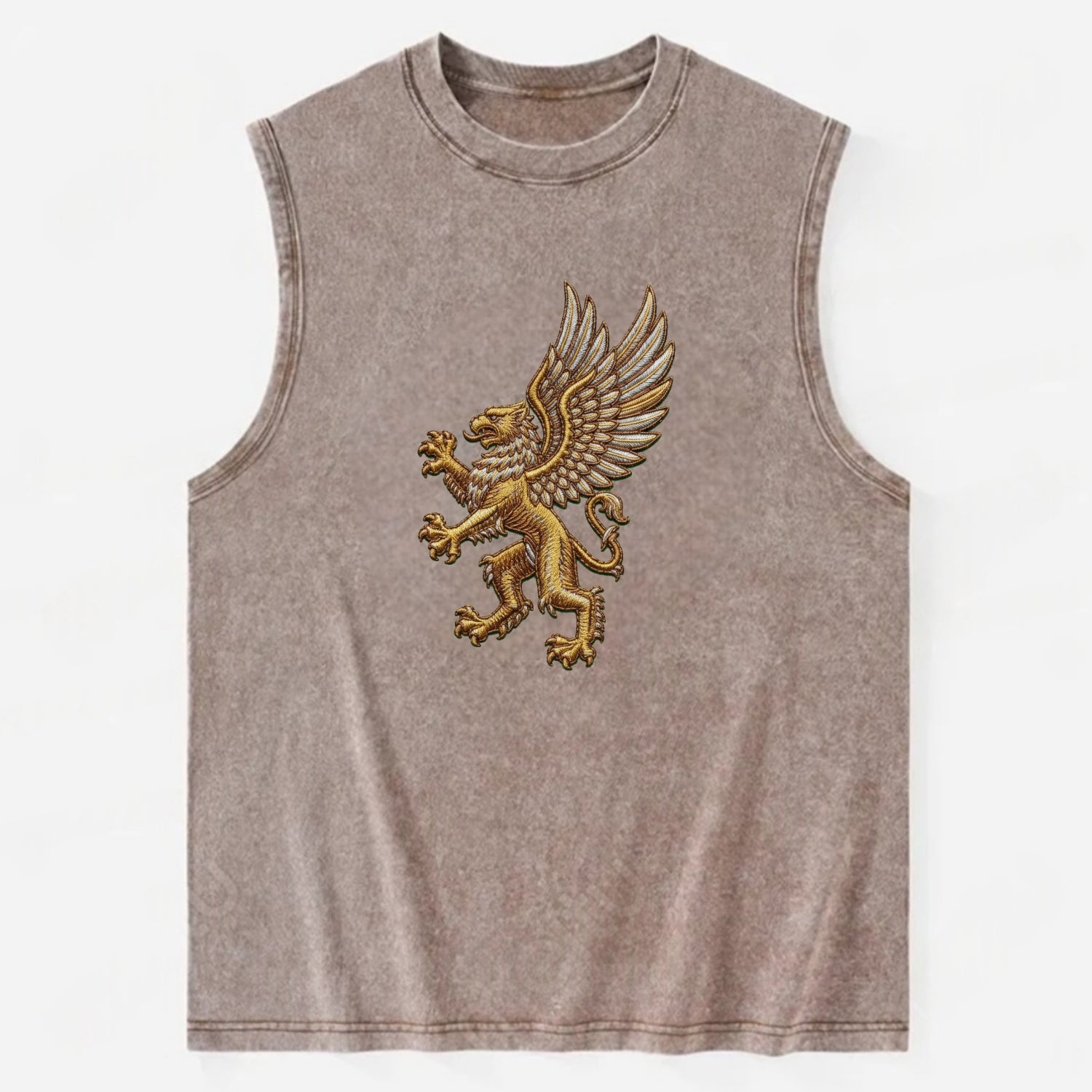 Griffin - Vintage Washed Tank - Brown