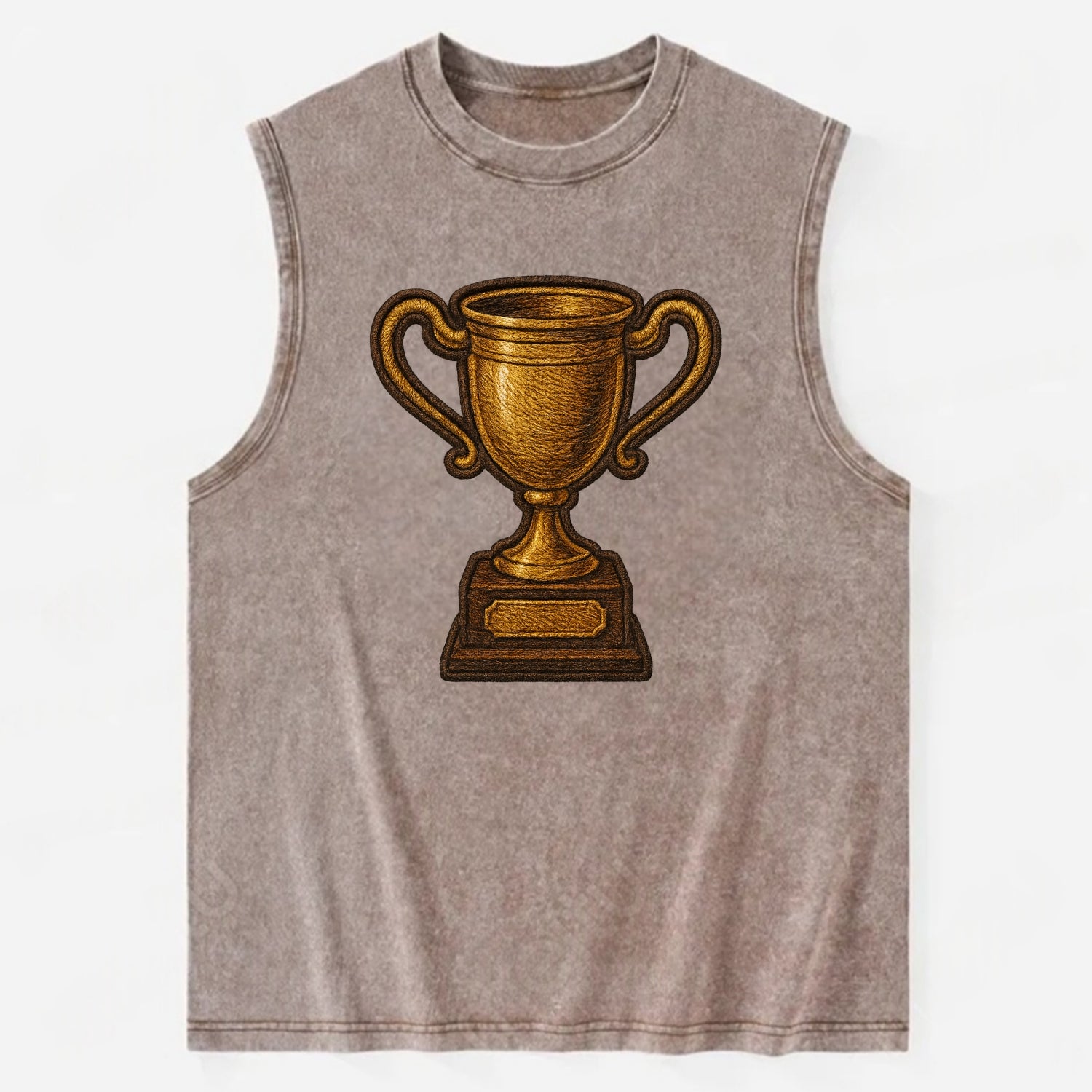 Trophy Cup  - Vintage Washed Tank - Brown