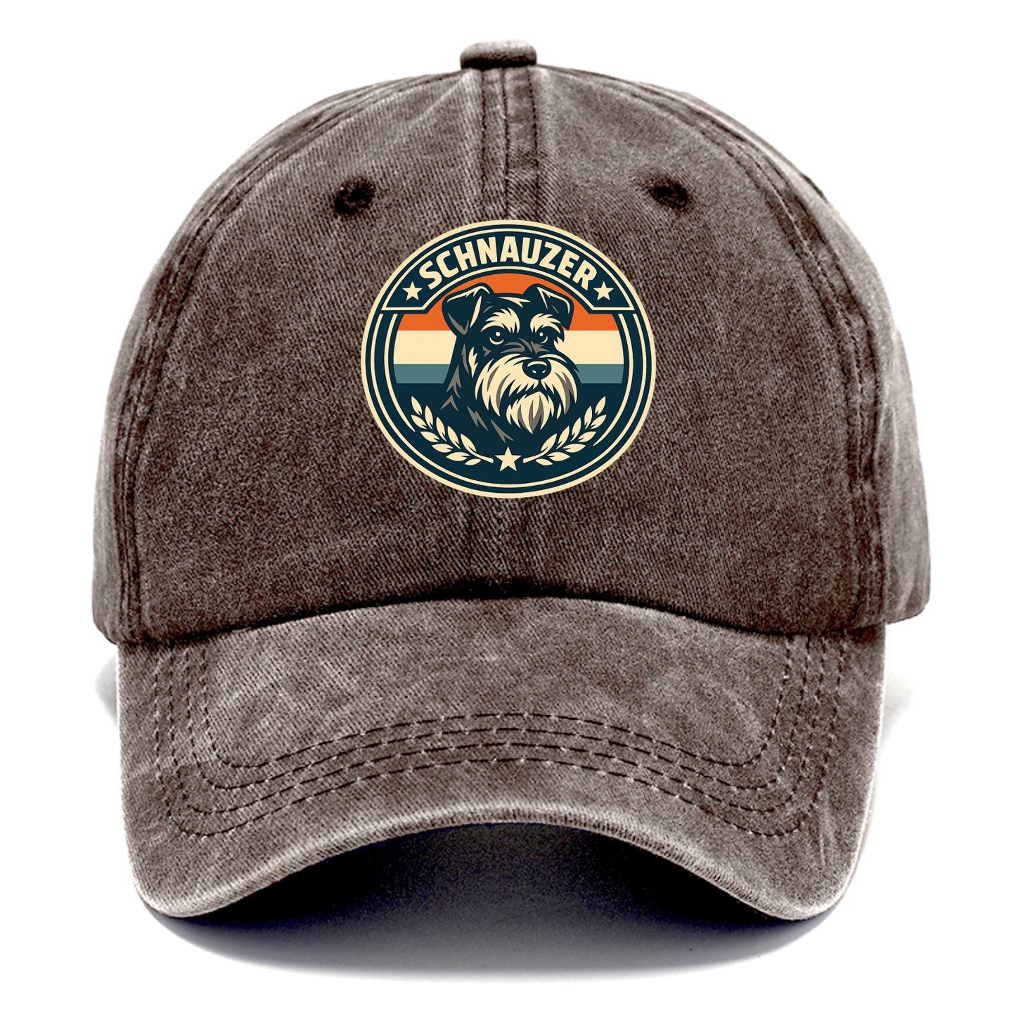Noble Schnauzer Emblem - Classic Cap - Brown