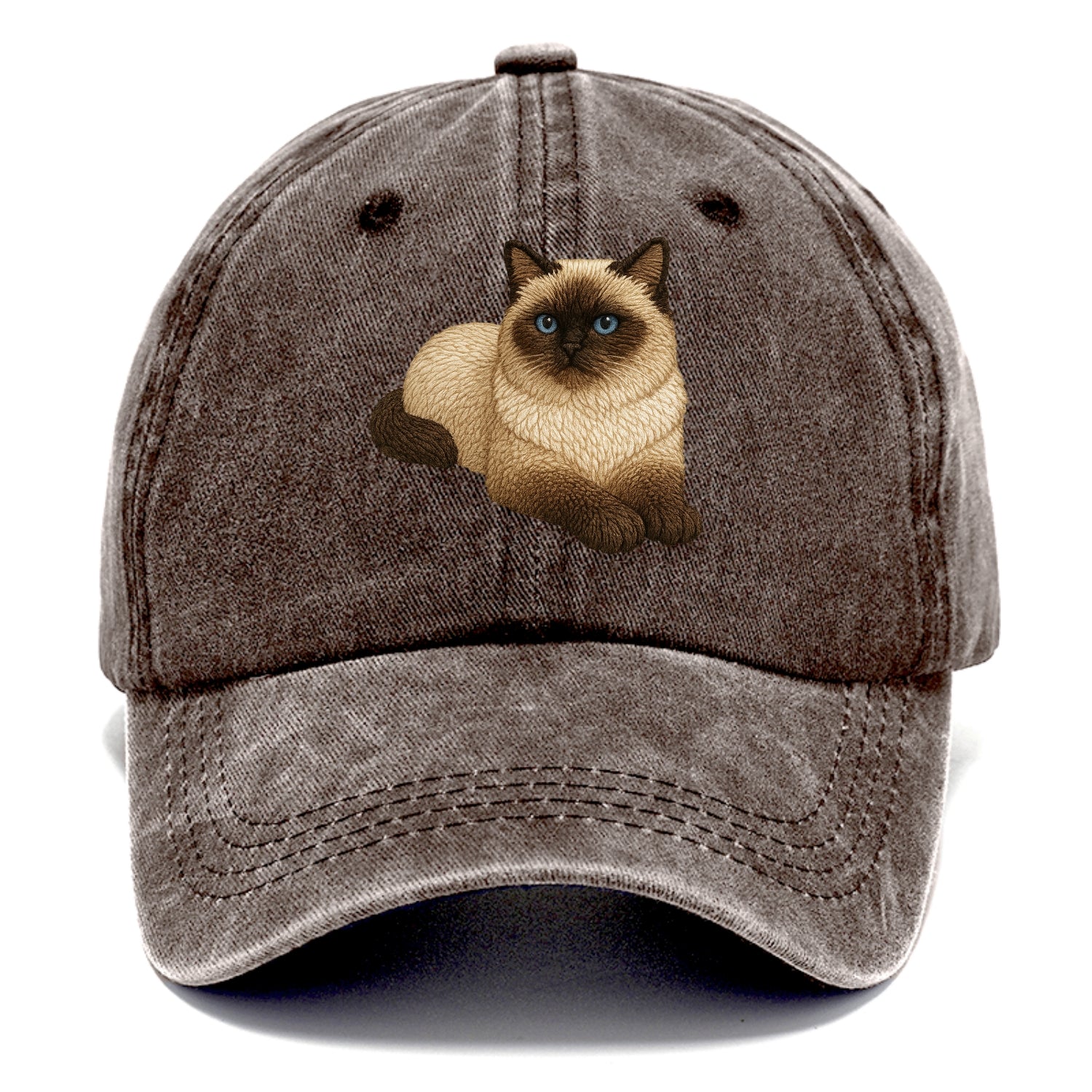 Himalayan  relaxed lying down with head Classic Cap - Brown