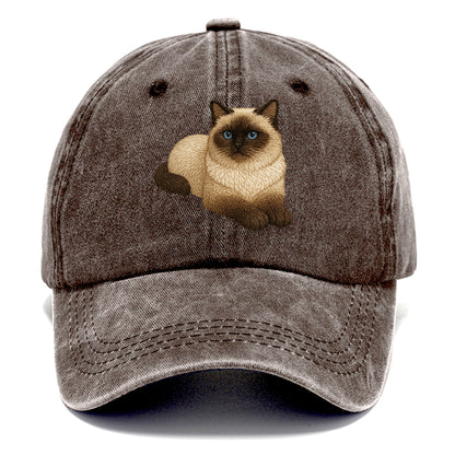 Himalayan  relaxed lying down with head Classic Cap - Brown