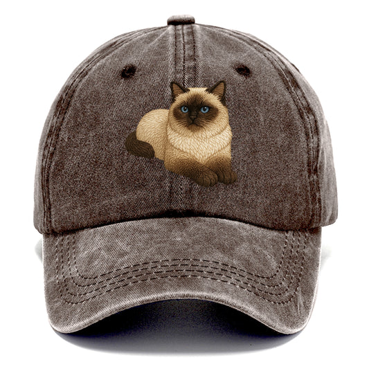 Himalayan  relaxed lying down with head Classic Cap - Brown