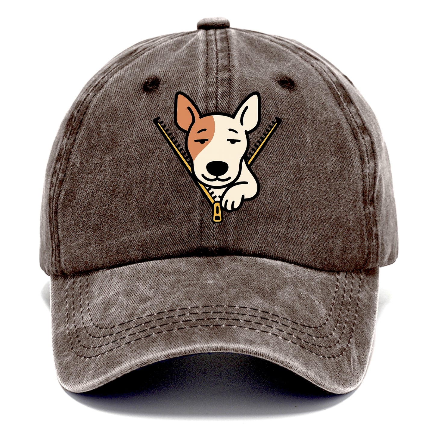 Bull Terrier - Classic Cap - Brown