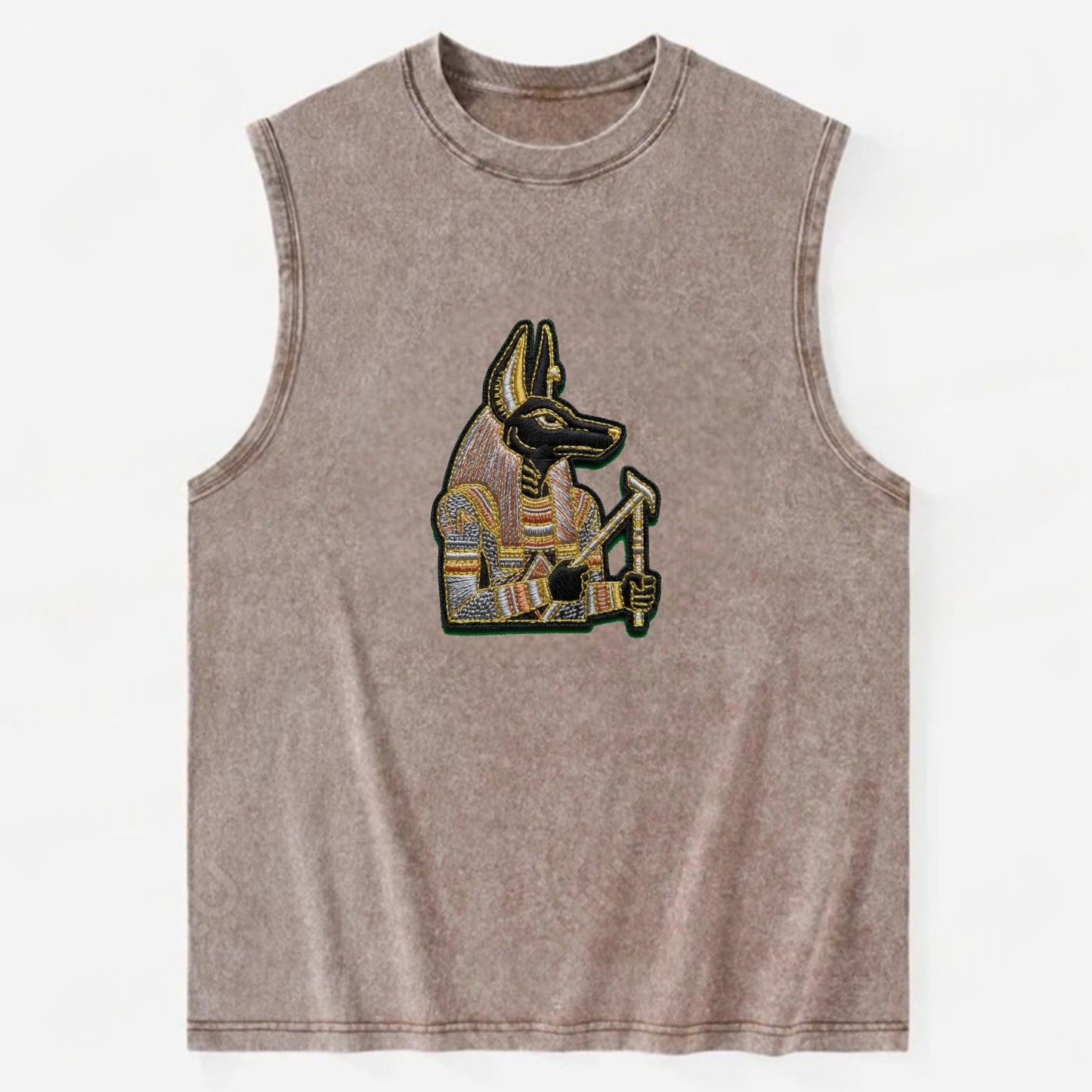 Anubis - Vintage Washed Tank - Brown