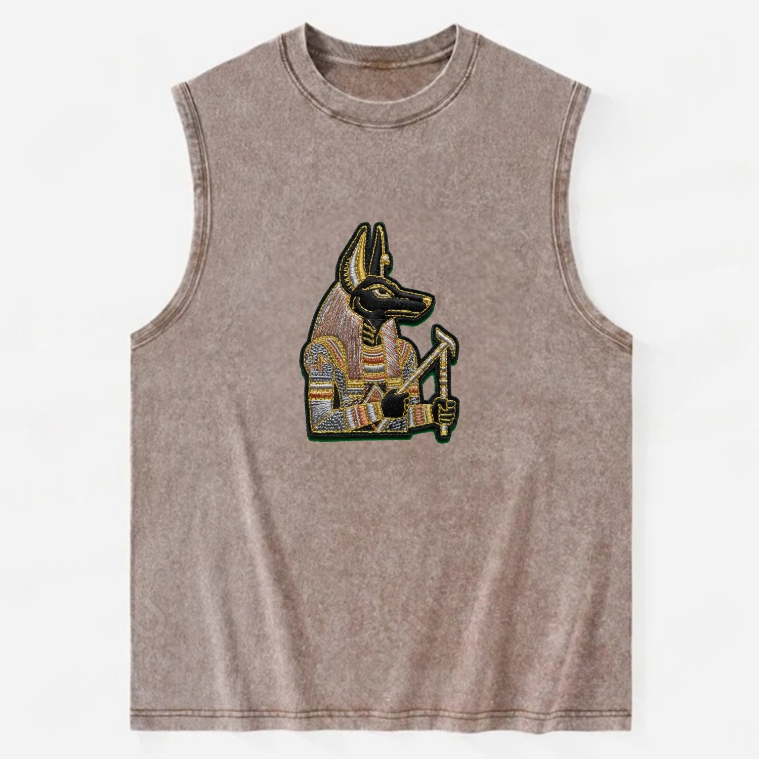 Anubis - Vintage Washed Tank - Brown