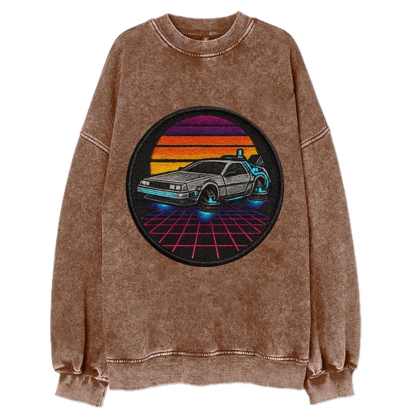 Retro Future - Vintage Sweatshirt - Brown