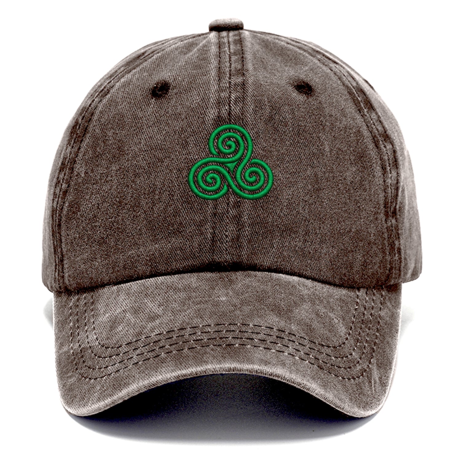 Triple Spiral - Classic Cap - Brown
