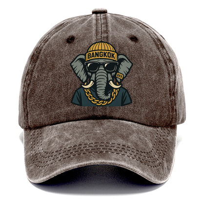 Bangkok Elephant - Classic Cap - Brown