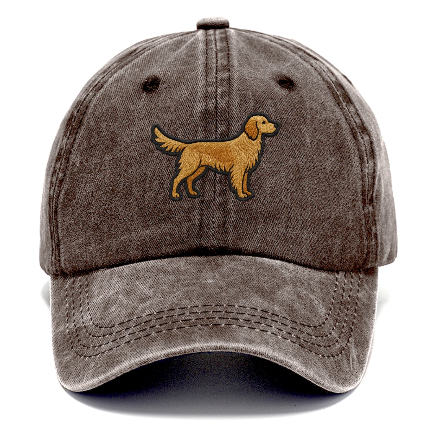 English Setter - Trendy feathered design - Classic Cap - Brown