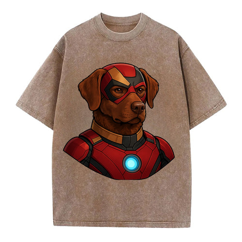 Chesapeake Bay Retriever Loyal Hero  - V Vintage T-shirt