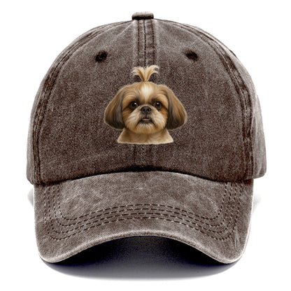 Shih Tzu  - Classic Cap - Brown