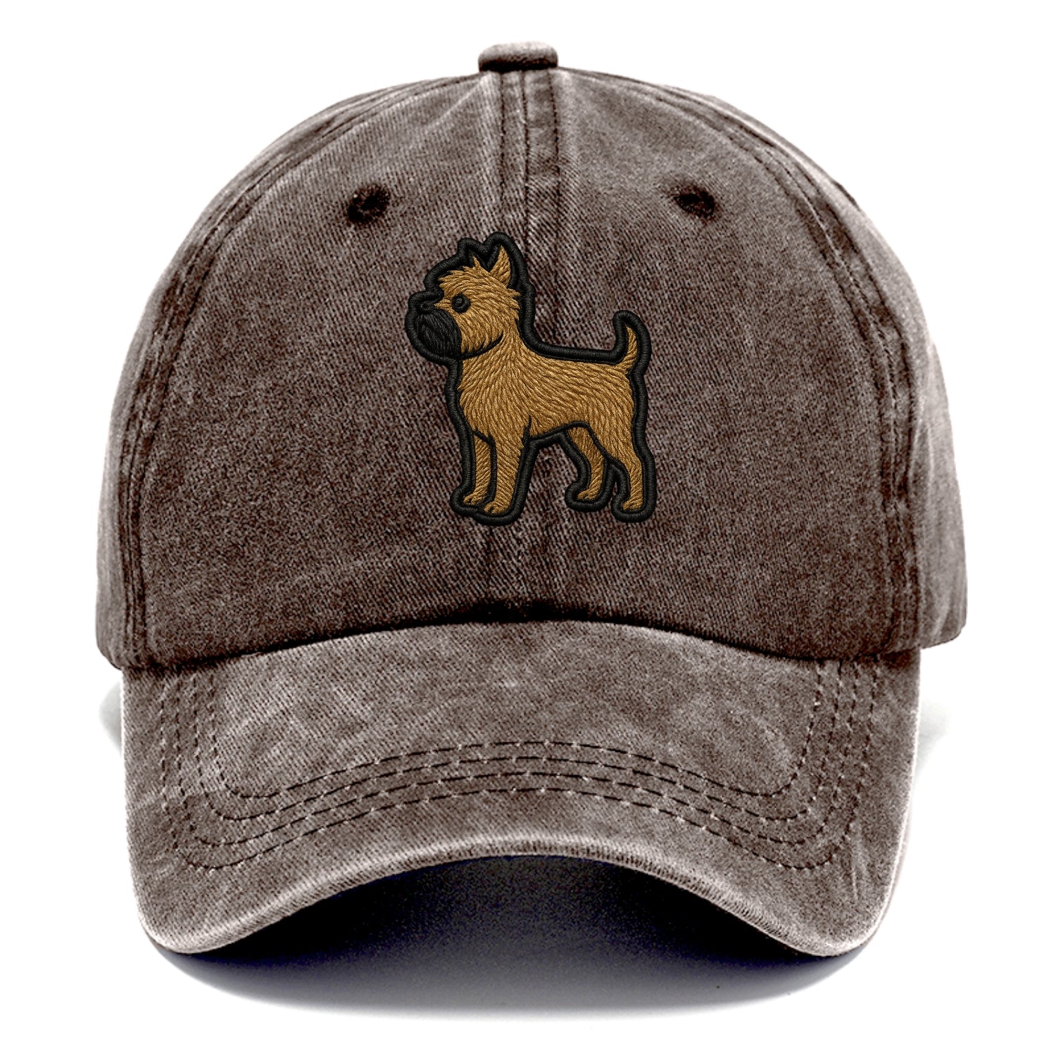 Affenpinscher - Contemporary wiry design - Classic Cap - Brown