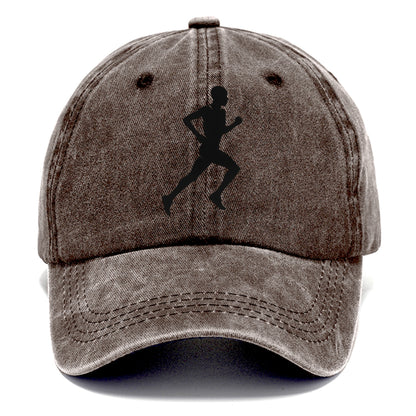 Kenyan distance runner stride - Classic Cap - Brown