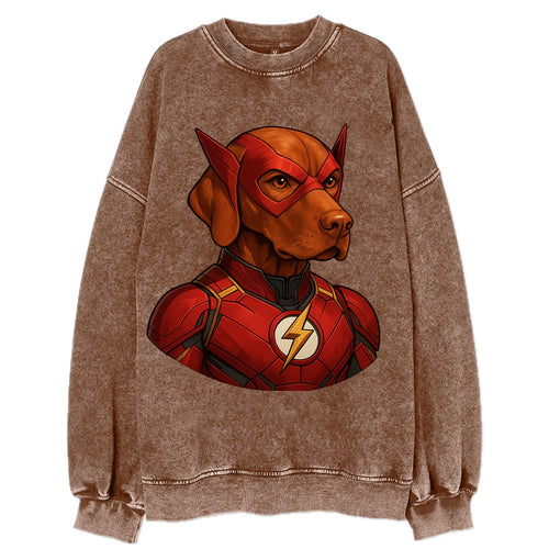 Vizsla Speed Hero  - Vintage Sweatshirt