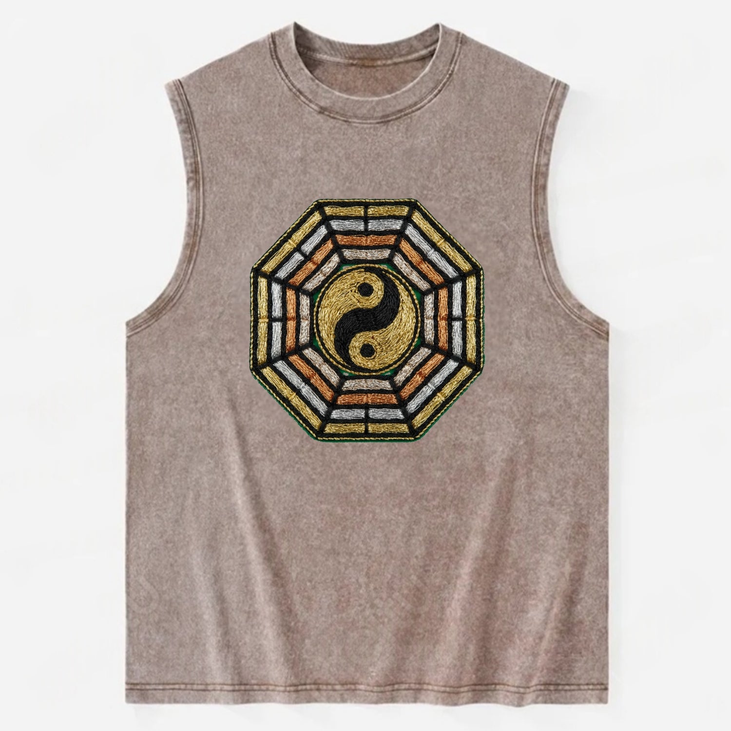 Bagua - Vintage Washed Tank - Brown