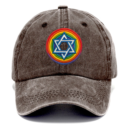 Star of David  - Classic Cap - Brown