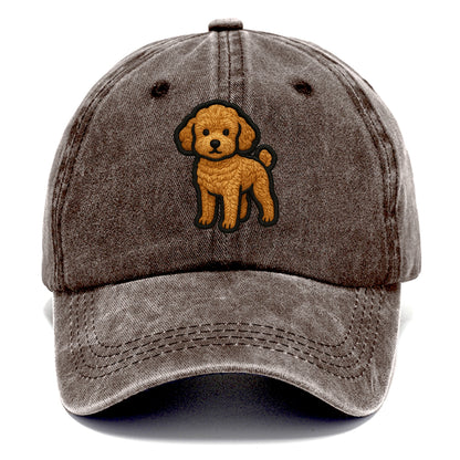Toy Poodle - Trendy miniature design wit - Classic Cap - Brown