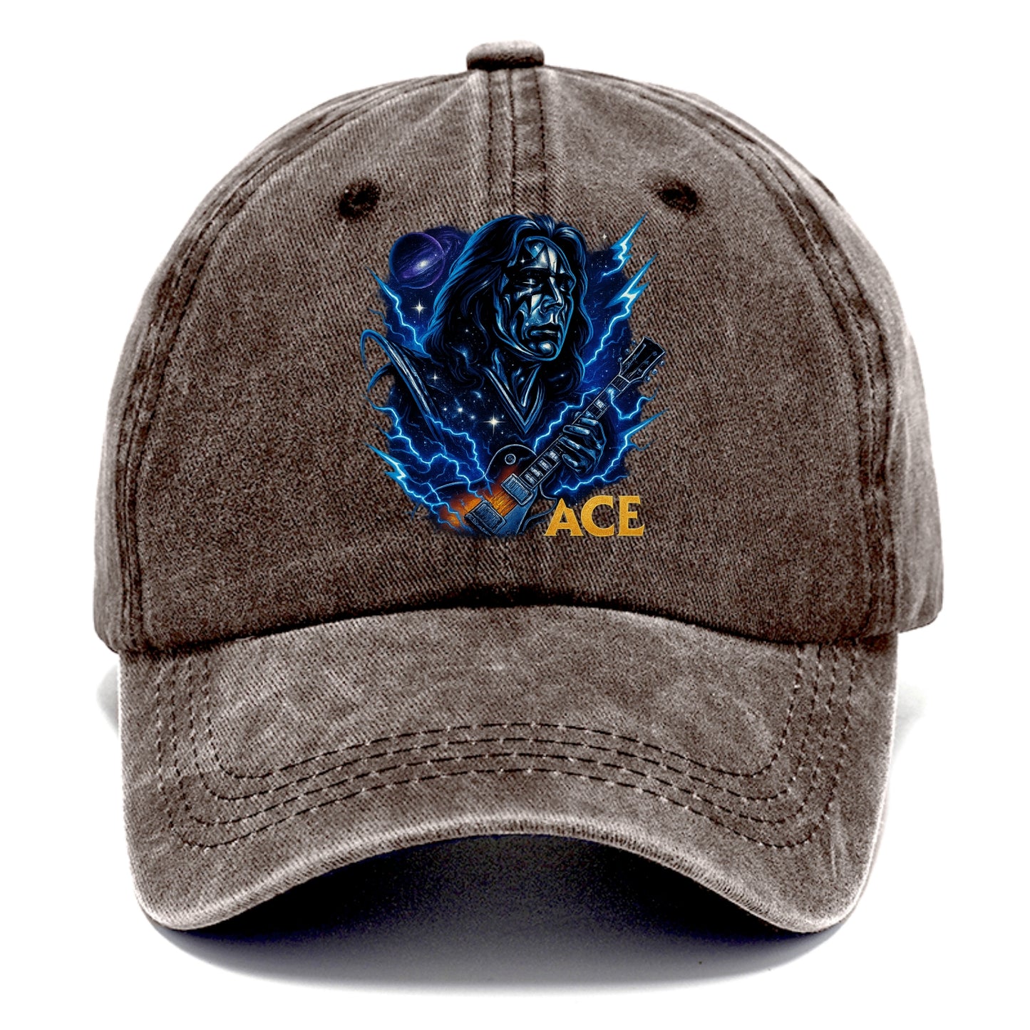 Cosmic Chrome Portrait - Classic Cap - Brown