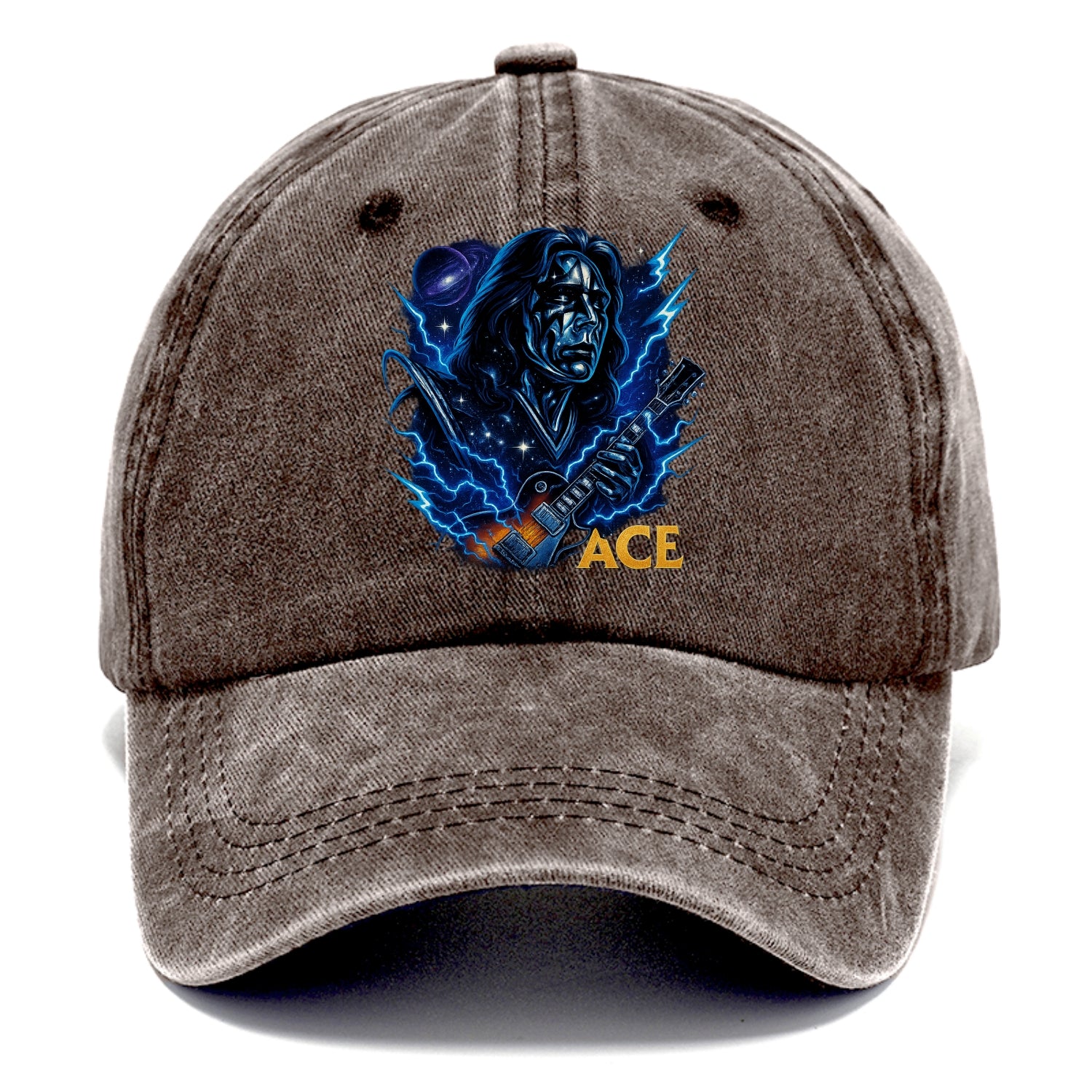 Cosmic Chrome Portrait - Classic Cap - Brown