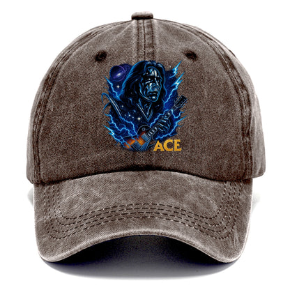 Cosmic Chrome Portrait - Classic Cap - Brown