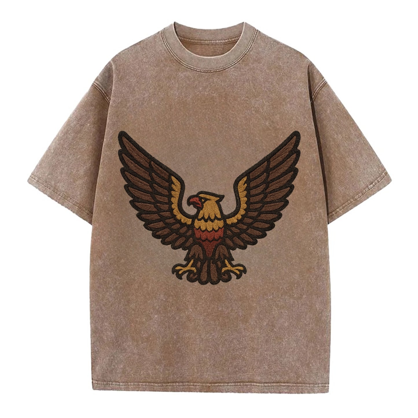 Eagle Wings  - Vintage T-shirt - Brown