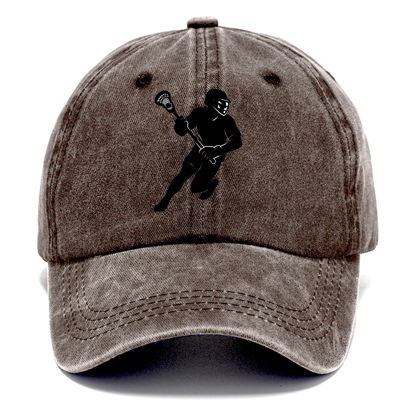 Lacrosse player cradling stick - Classic Cap - Brown