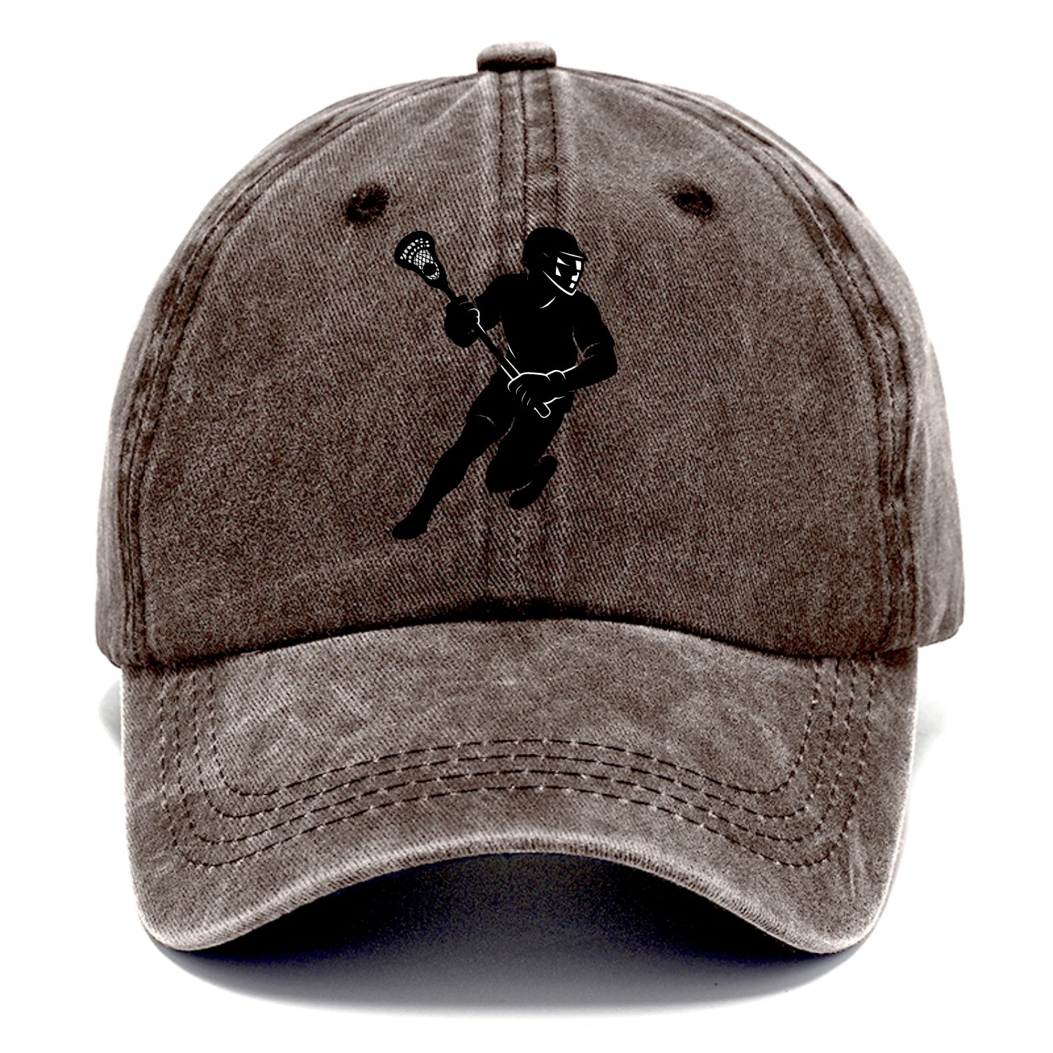 Lacrosse player cradling stick - Classic Cap - Brown