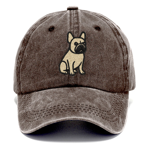 French Bulldog Fawn Colored Clean Sitting Pose Classic Cap