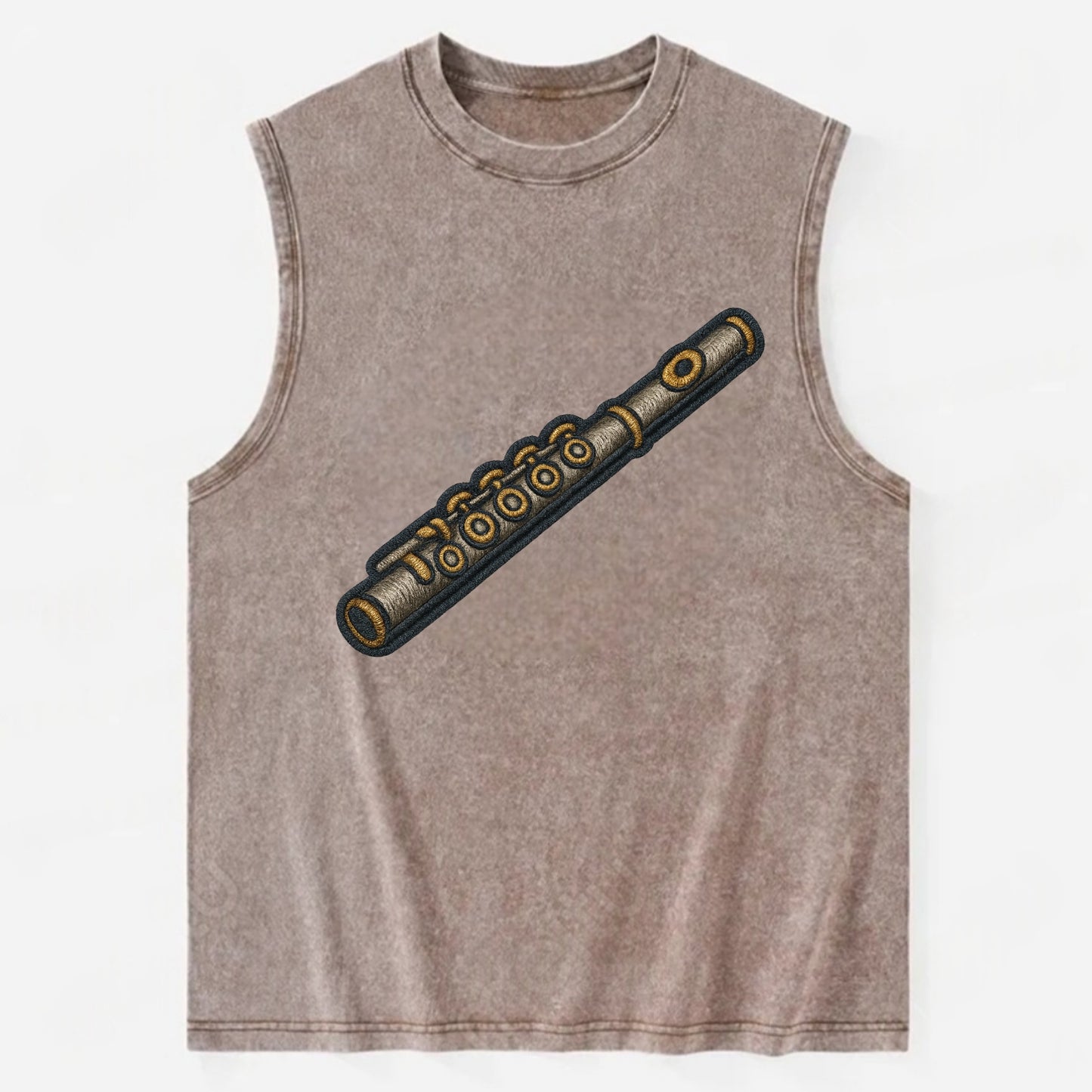 Flute  - Vintage Washed Tank - Brown
