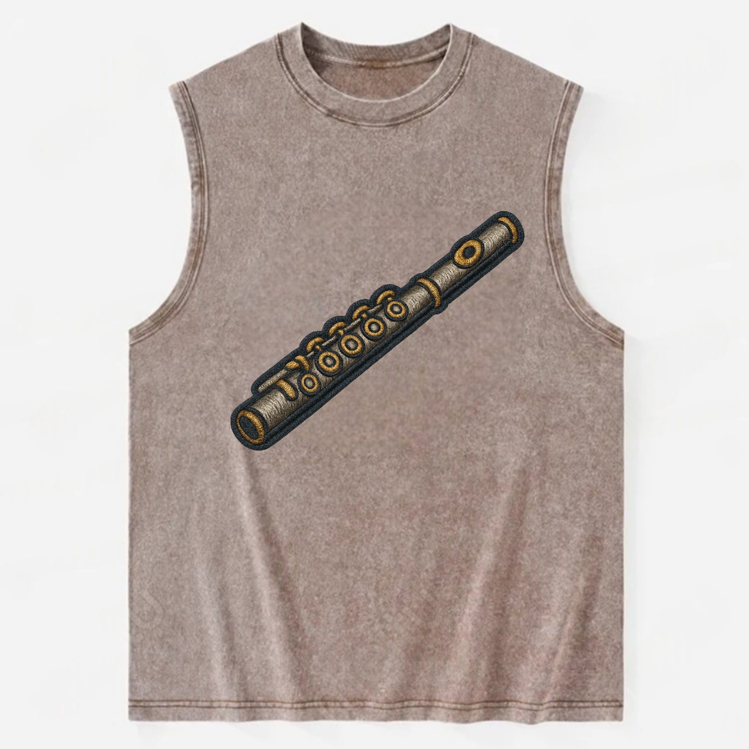 Flute  - Vintage Washed Tank - Brown