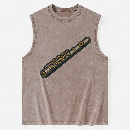 Flute  - Vintage Washed Tank - Brown