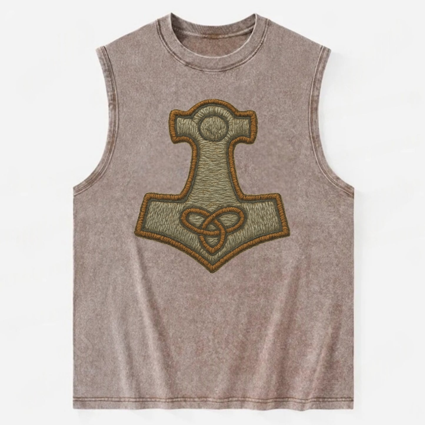 Mjolnir - Vintage Washed Tank - Brown