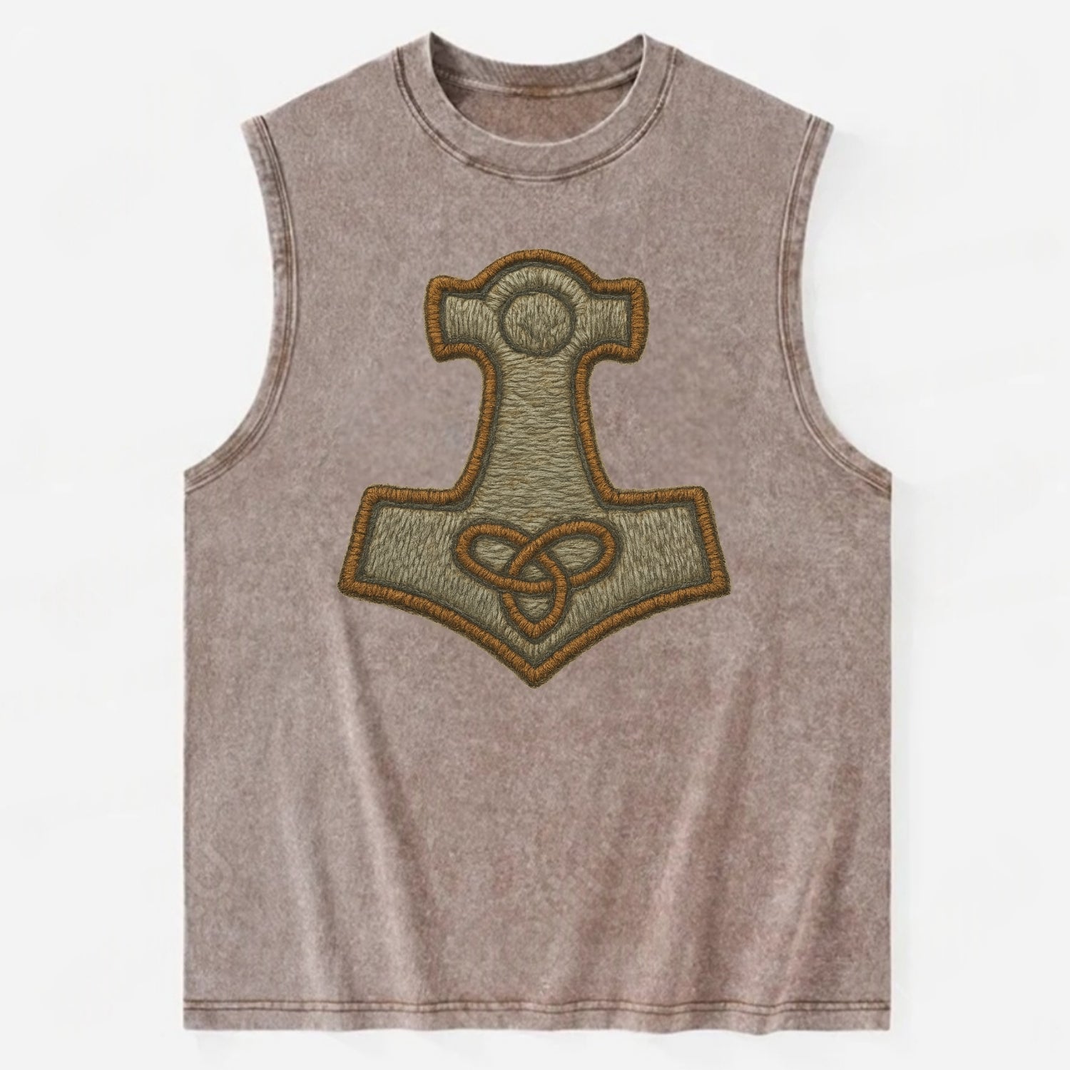 Mjolnir - Vintage Washed Tank - Brown