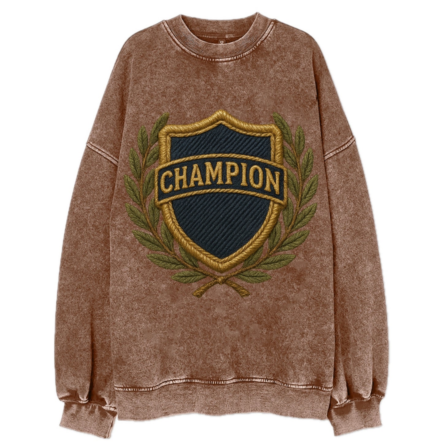 Champion Shield  - Vintage Sweatshirt - Brown