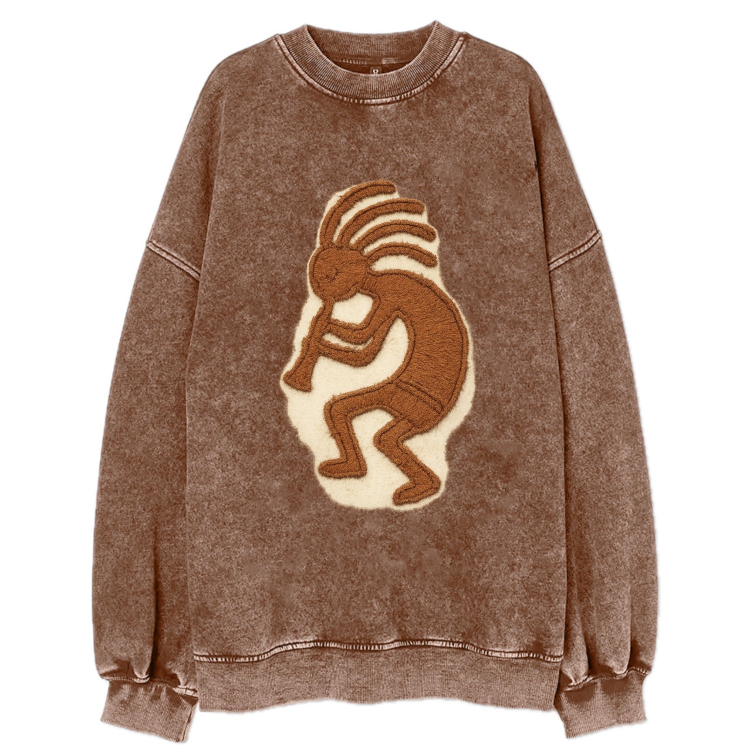 Kokopelli  - Vintage Sweatshirt - Brown
