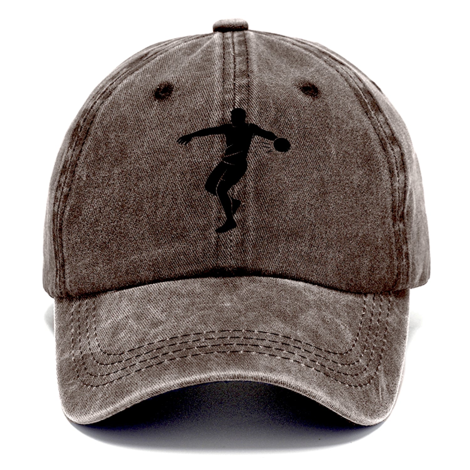 Discus thrower spinning release - Classic Cap - Brown