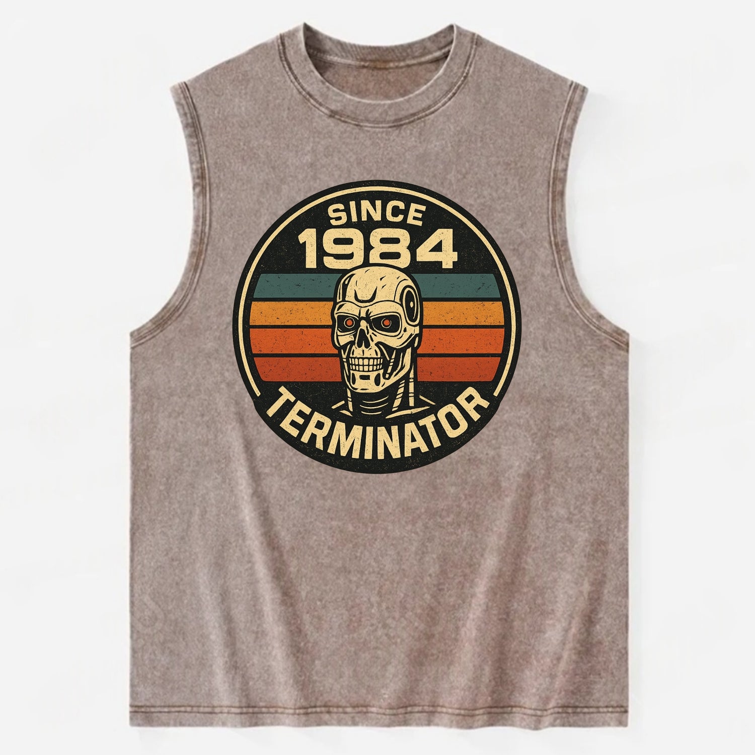Terminator - Vintage Washed Tank - Brown