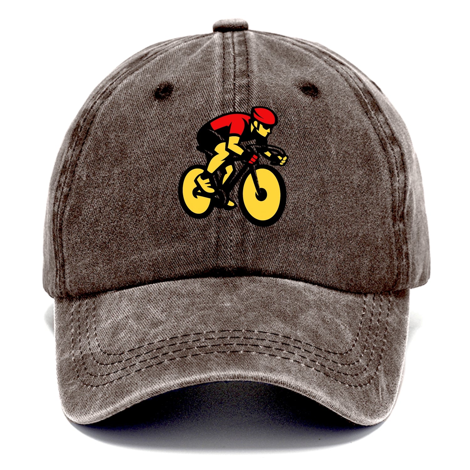 Speed Demon Cyclist - Classic Cap - Brown