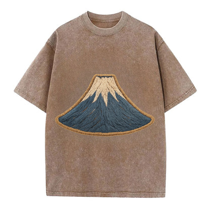 Sacred Mountain  - Vintage T-shirt - Brown