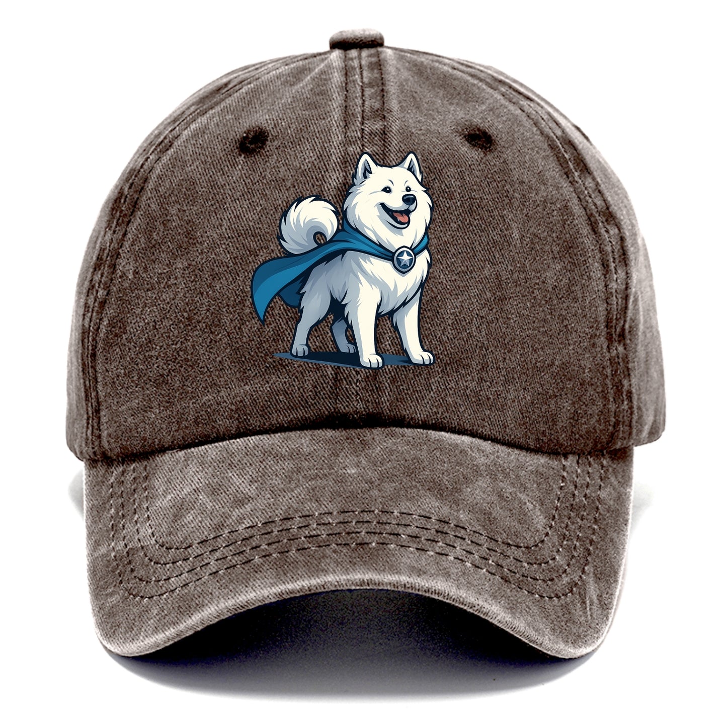 Samoyed Winter Hero  - Classic Cap - Brown