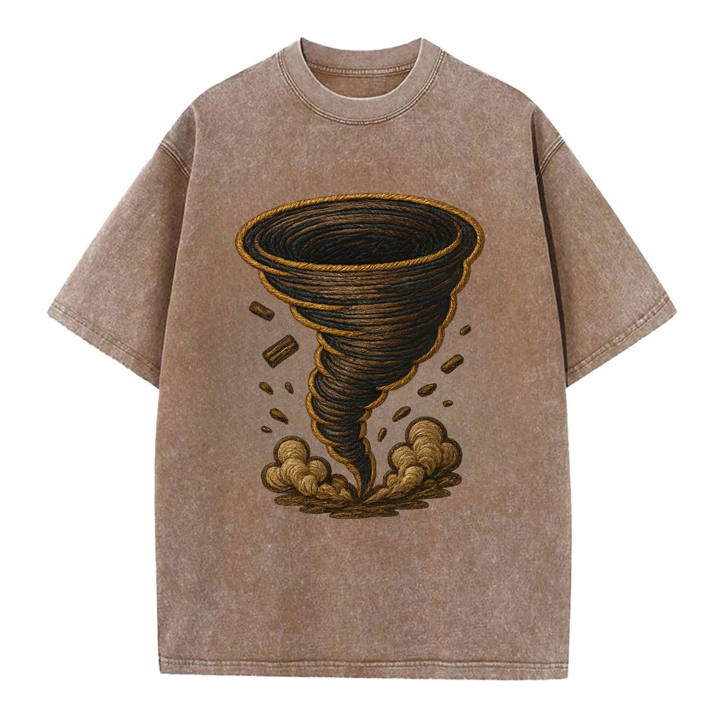 Tornado  - Vintage T-shirt - Brown