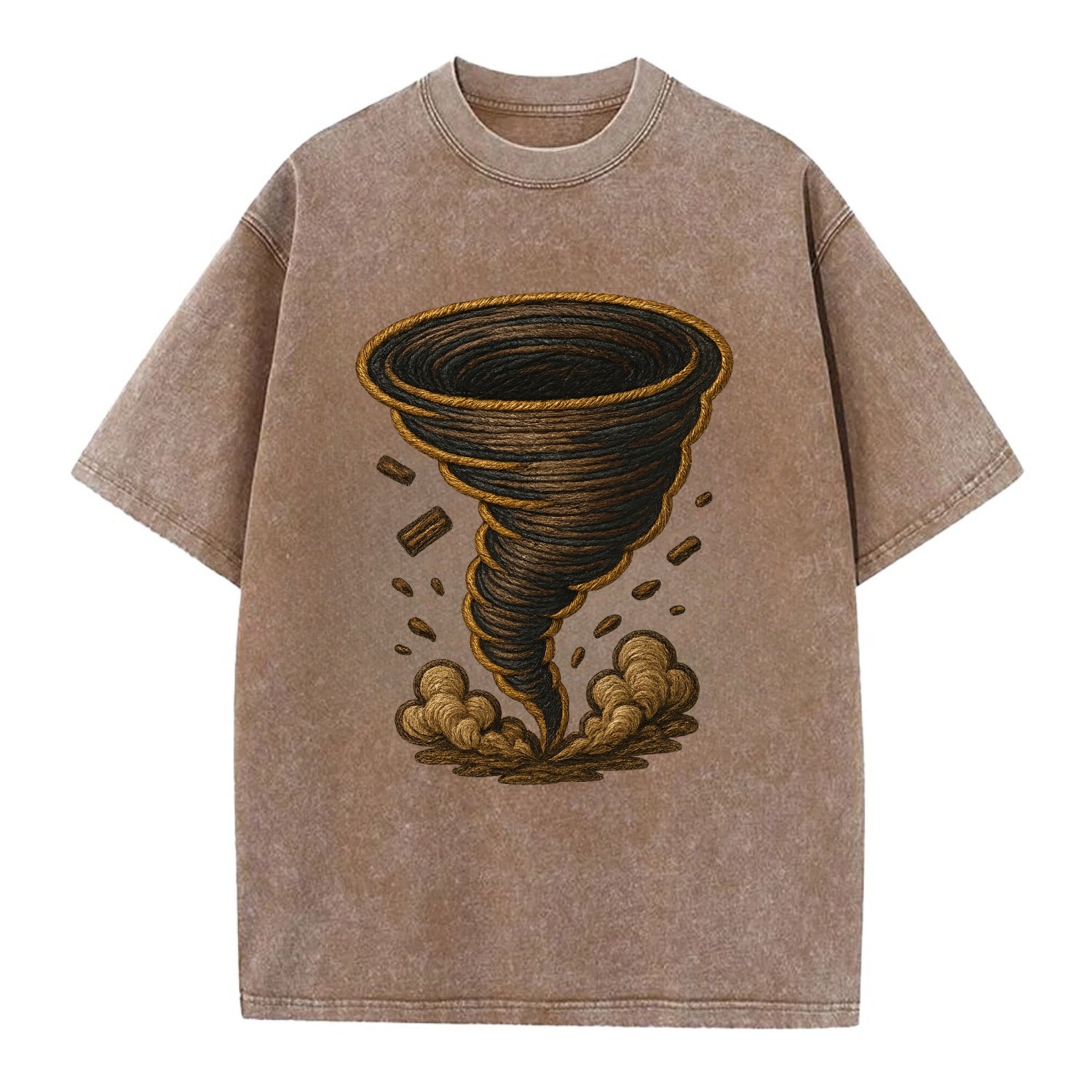 Tornado  - Vintage T-shirt - Brown