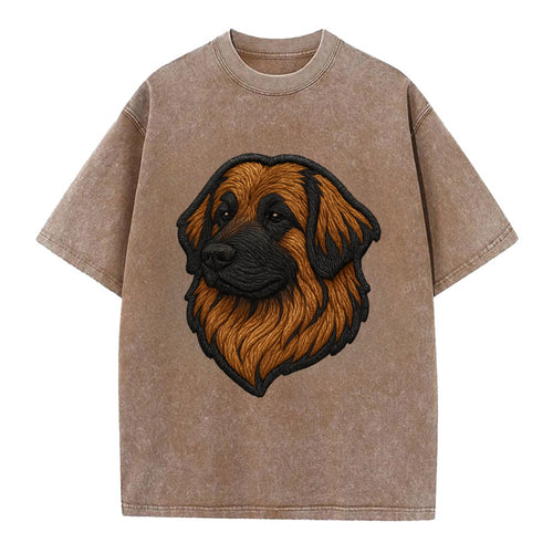 Leonberger - Contemporary lion-mane desi - Vintage T-shirt