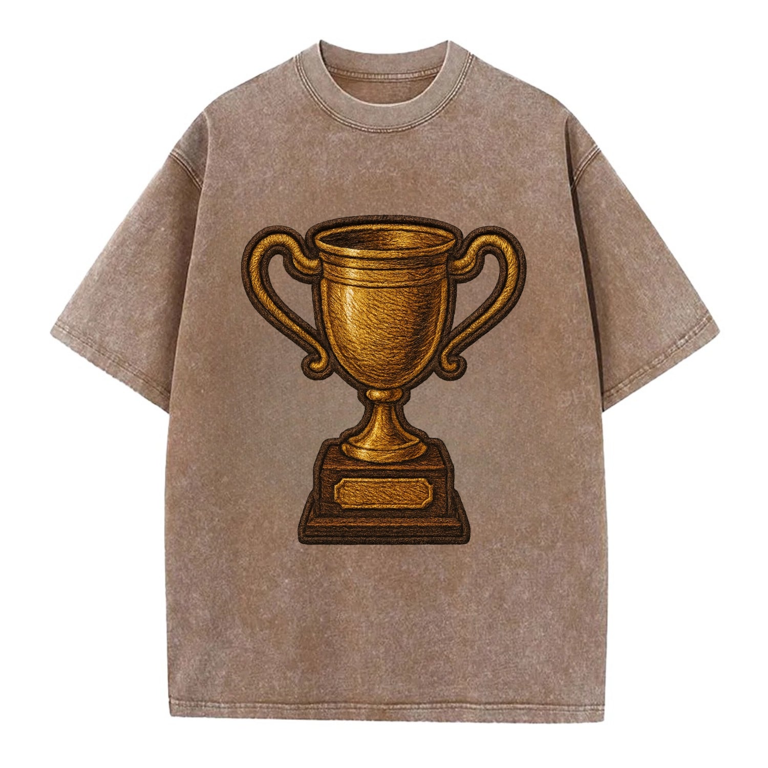 Trophy Cup  - Vintage T-shirt - Brown