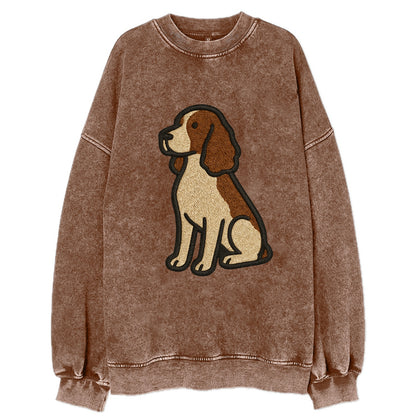 English Springer Spaniel - Modern spanie - Vintage Sweatshirt - Brown