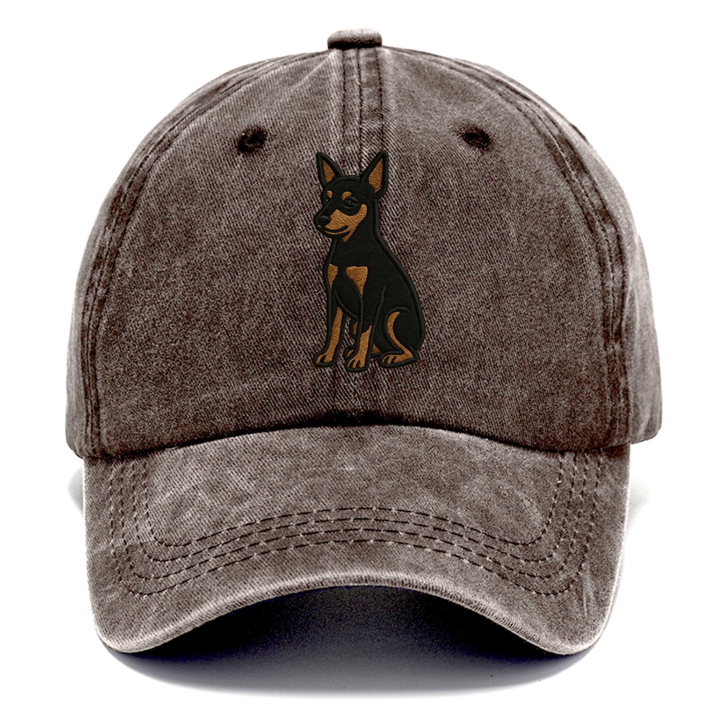 Miniature Pinscher - Black and tan sitti Classic Cap - Brown