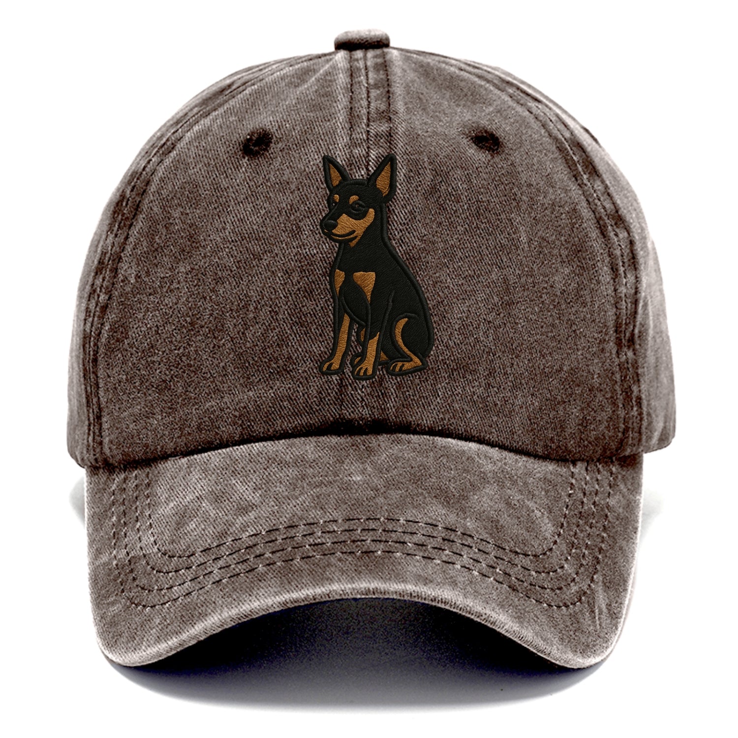 Miniature Pinscher - Black and tan sitti Classic Cap - Brown
