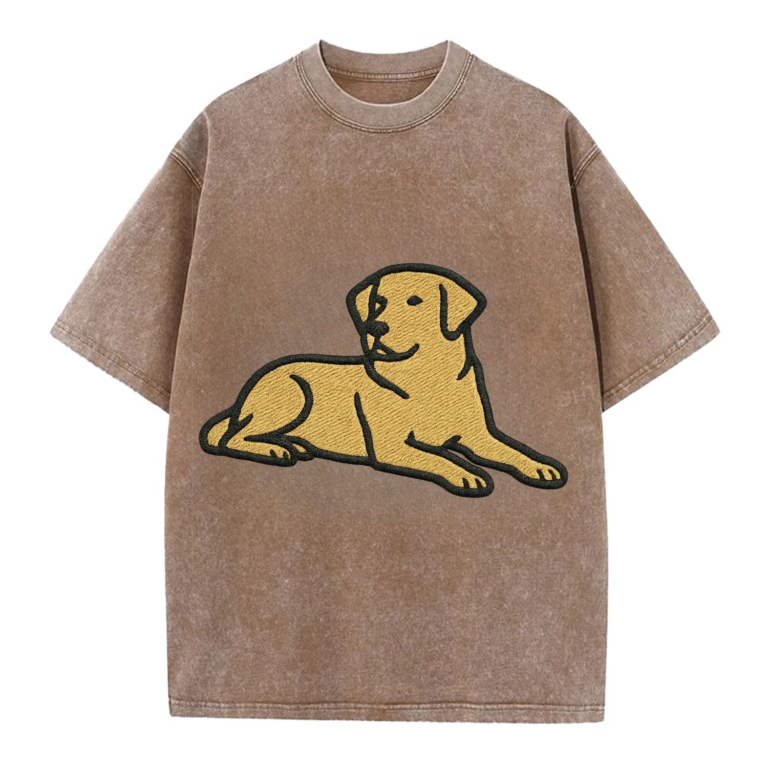 Labrador Retriever - Yellow lab relaxed Vintage T-shirt - Brown
