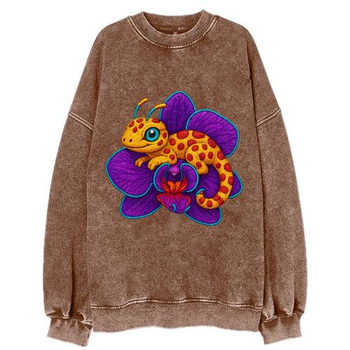 Leopard Orchid - Vintage Sweatshirt