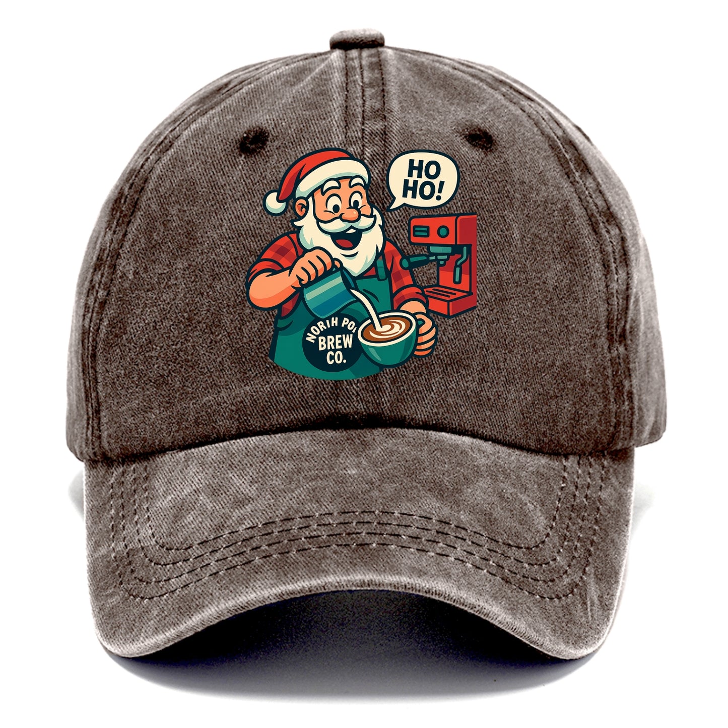 Santa Barista - Classic Cap - Brown